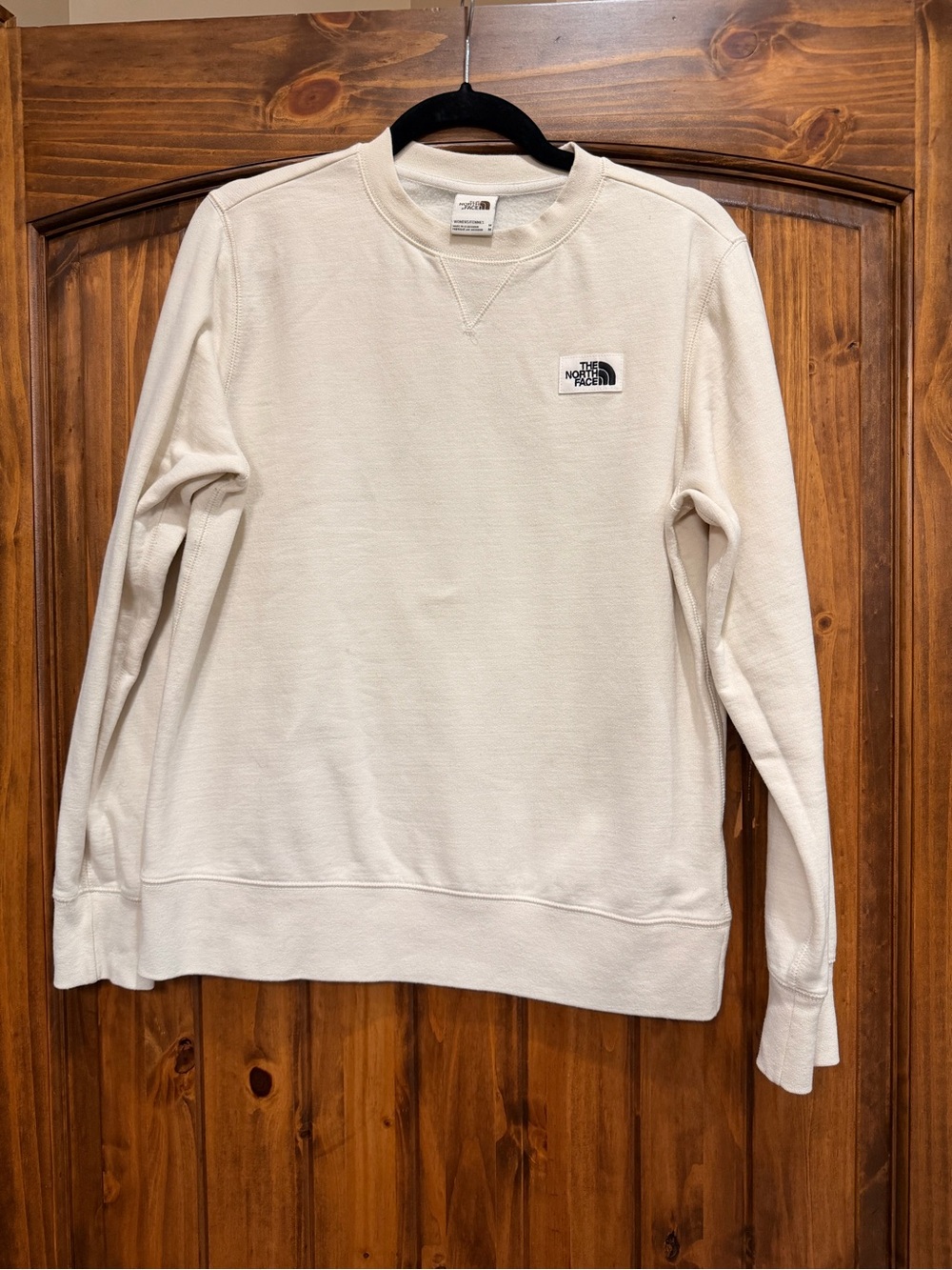 The North Face Men's Off-White Crewneck Sweatshirt
